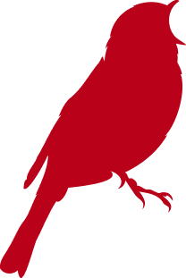 Beige bird illustration